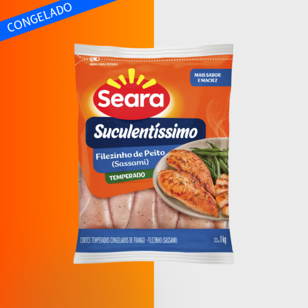 Filézinho de Peito (Sassami) Temperado Seara 1kg