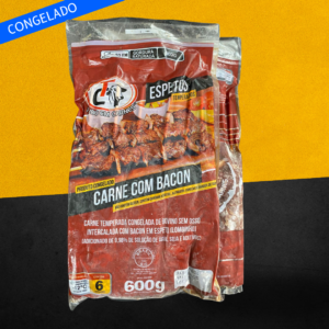 Espetinho Carne com Bacon TC 600g