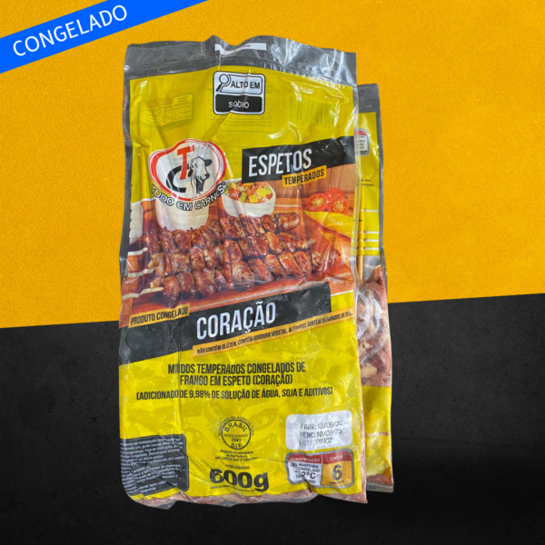 Espetinho de Coração TC 600g